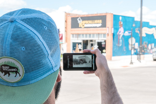 Using the new Gillette walking tour app