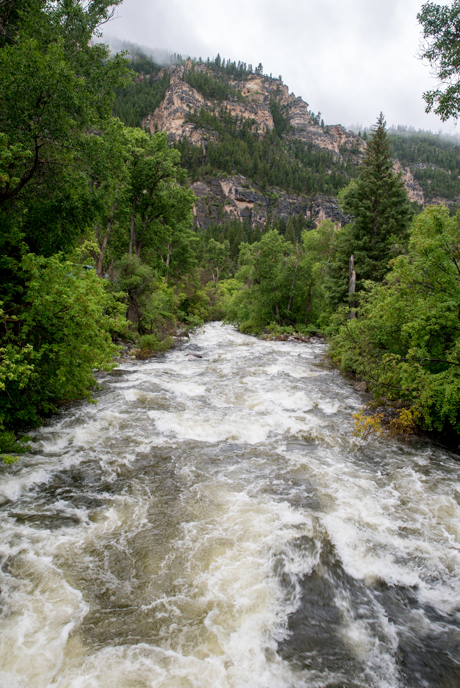 Rainy mornings in Ten Sleep Canyon