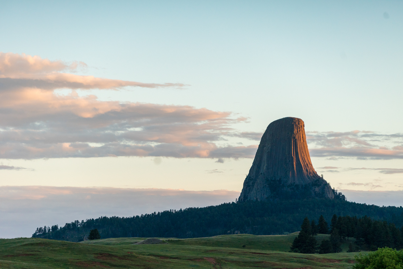 Devils Tower Sunset