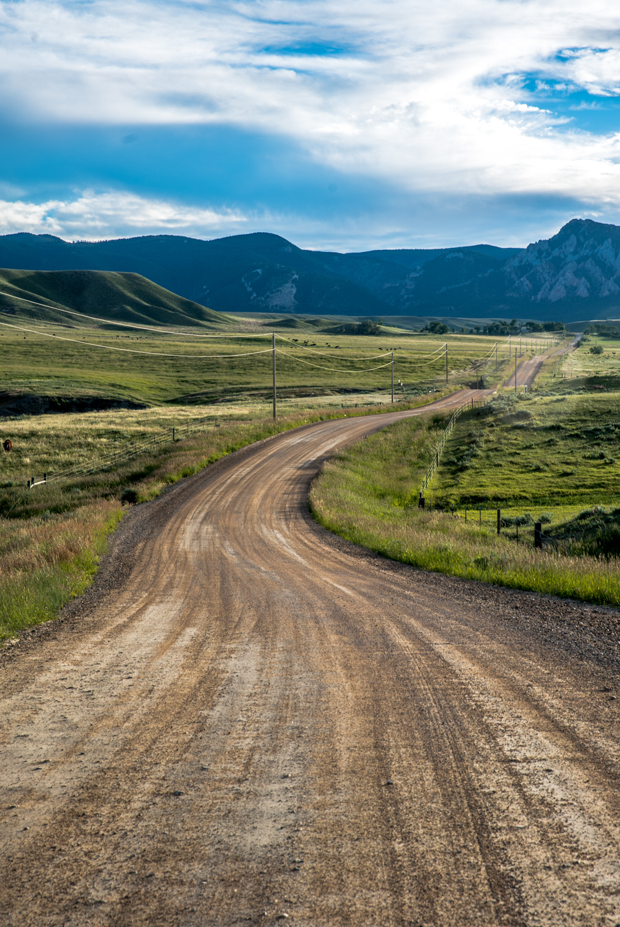 Road to the Bighorn Mountains