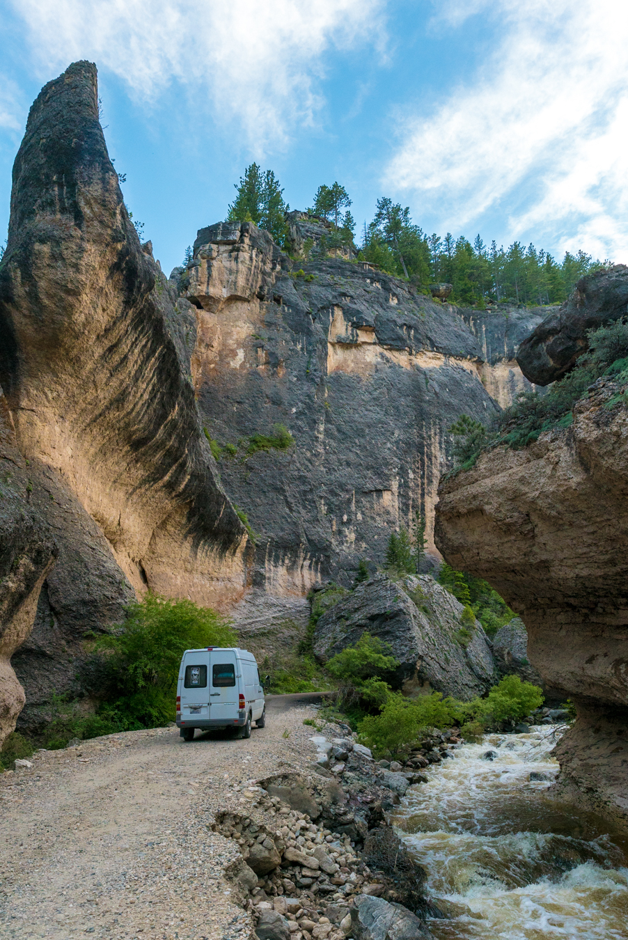 Slot canyon just outside of Buffalo