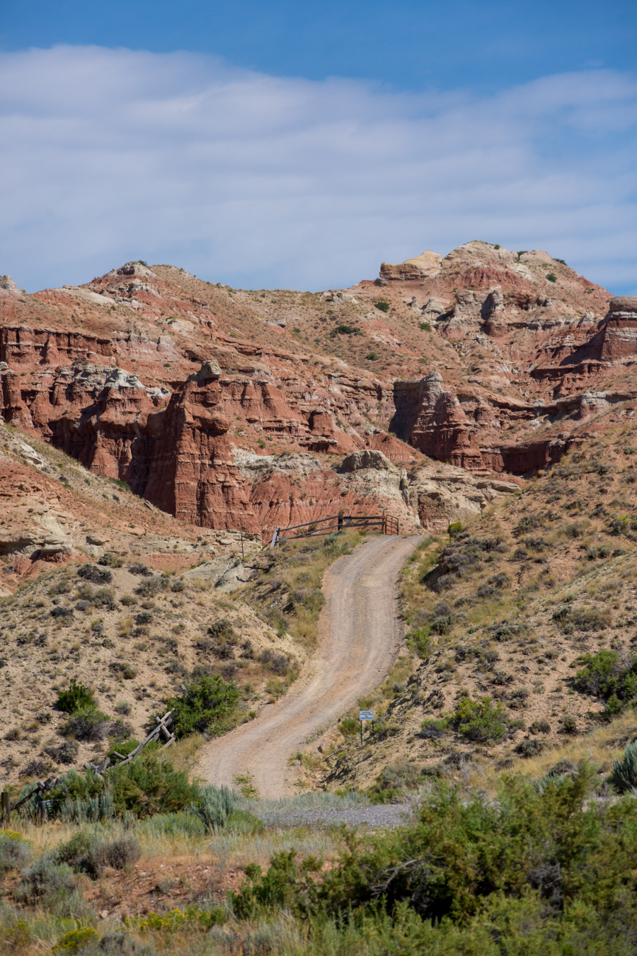 Road outside of Dubois