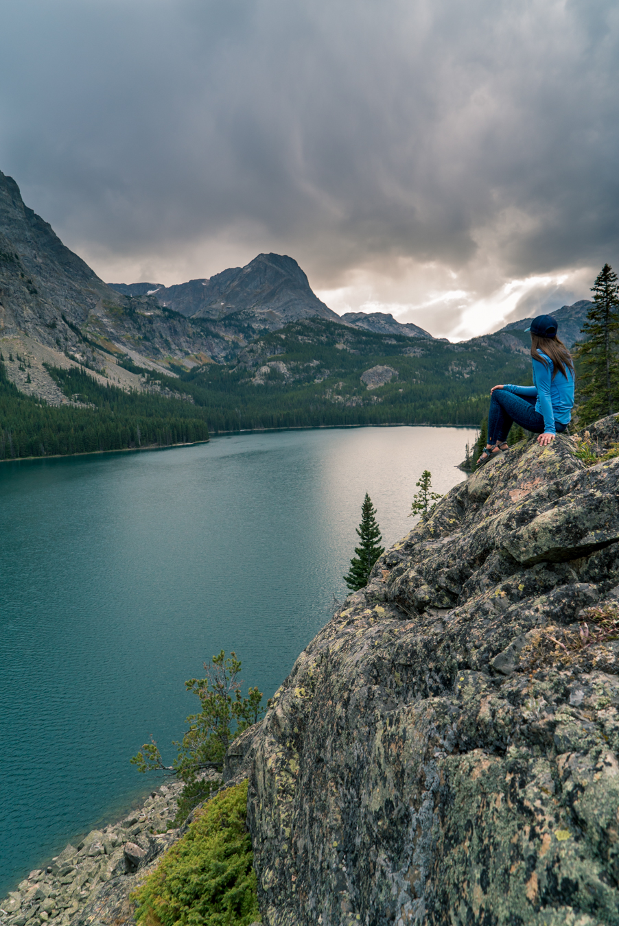 Sunset at Rainbow Lake