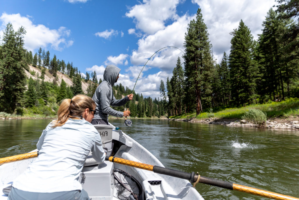 Fishing on the Clark Fork River out of Missoula